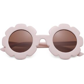 Pro Acme Round Flower Sunglasses for Kids Toddler Flexible Cute UV 400 Protection Polarized Glasses Children Girl Boy Gifts in Saudi Arabia