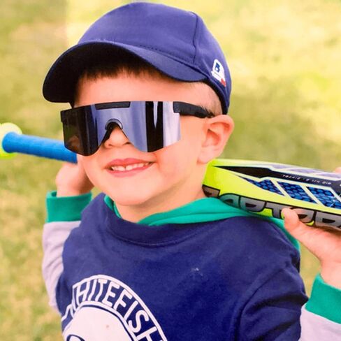 NIDOVIX Kids Baseball Sunglasses for Girls Boys Toddler Age 2-12, UV400 Baseball Sun Glasses Sports Cycling Shades in Saudi Arabia