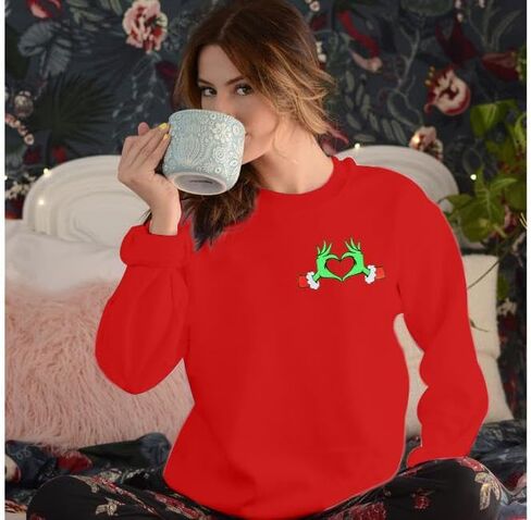 VILOVE Merry Christmas Sweatshirt Women Christmas My Day I'M Booked Hoodies Xmas Long Sleeve Sweater Blouse Top in Saudi Arabia