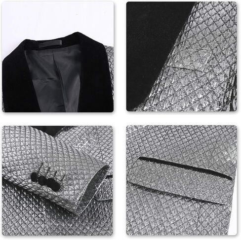 بدلة سهرة للرجال من Boyland بدلة سهرة فاخرة مكونة من قطعتين طقم بدلة تكس وسراويل وحفلات العودة للوطن والعشاء والحفلات الراقصة in Kuwait