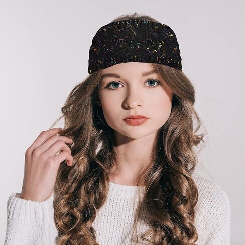 Styla Hair Ear Muffs الشتاء النساء متماسكة عصابات الرأس الدافئة الناعمة سميكة الصوف مبطنة تدفئة الأذن للنساء عقال 2pk الشتاء عصابات الرأس للنساء (الوردي الأرجواني) in Kuwait