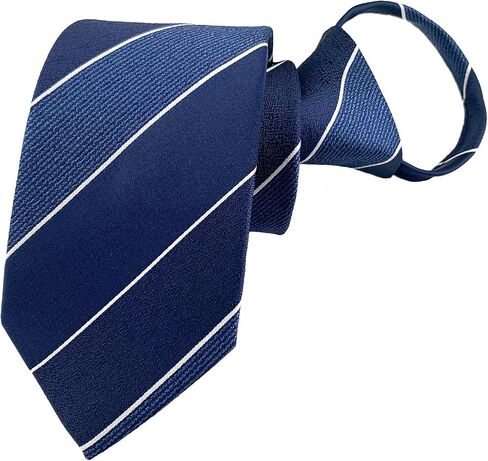 Lovacely Zipper Ties for Men, 2.76 Inch Classic Woven Silk Zip Necktie Pre-tied Paisley Various Designs Zipper Neck Tie in Saudi Arabia