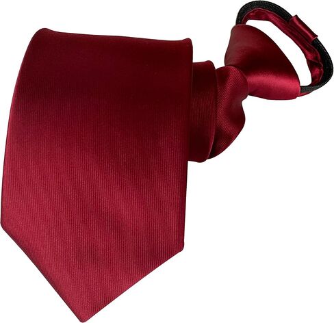 Lovacely Zipper Ties for Men, 2.76 Inch Classic Woven Silk Zip Necktie Pre-tied Paisley Various Designs Zipper Neck Tie in Saudi Arabia