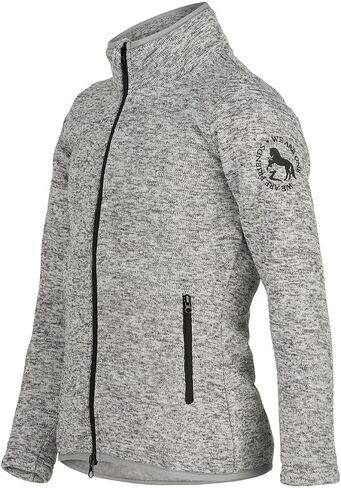 HORZE Theodor Kids Melange Knit Fleece Jacket in Saudi Arabia