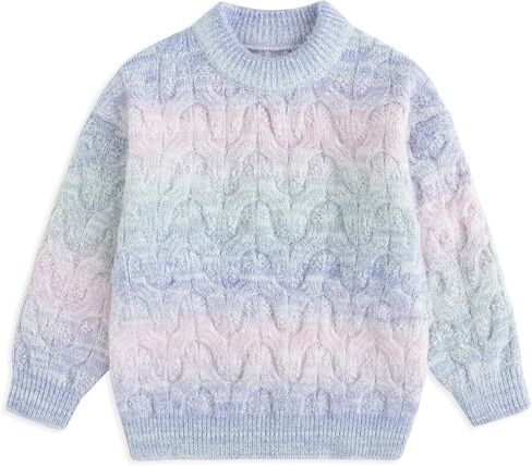 Curipeer Baby Girl Sweater Long Sleeve Knit Toddler Pullover Sweater Soft Crewneck Top for 2T-6T in Saudi Arabia