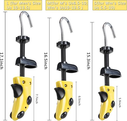 Msentuo Shoe Stretcher Shoe Trees,Adjustable Length & Width for Men and Women,4-Way Adjustable Shoe Expander Widener in Saudi Arabia