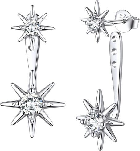 أقراط FOCALOOK من الفضة الإسترلينية عيار 925 على شكل كرة للنساء من لؤلؤ المياه العذبة in Kuwait