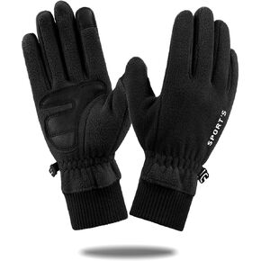 TOBEHIGHER Winter Gloves Women Men - Winter Gloves for Women Cold Weather, Large Touch Screen Solid Lightweight Waterproof Thermal Ski Gloves for Running Cycling Outdoor Activities