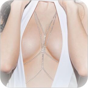 Gold Body Chain Jewelry for Women Snake Leg Chain Beaded Belly Waist Chain Body Jewelry Gift for Prom Christma in Saudi Arabia