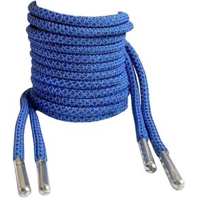 GxxBxx Sport Round Shoe Laces Reflective, for Shoes/Boots [9 Different Lengths Thick 6 Colors]