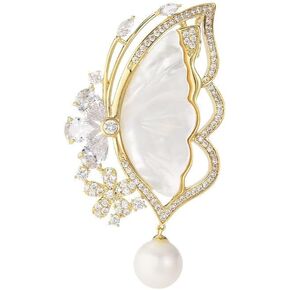 EMEGCY Animal Brooch for Women Girls Rhinestone Animal Brooch Lapel Pin Jewelry Gift for Mom Wife in Saudi Arabia
