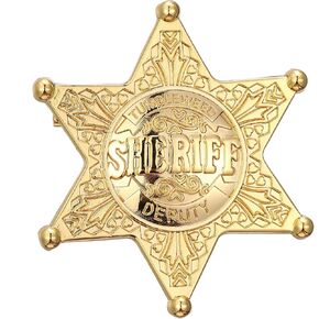 Western Cowboy Deputy Sheriff Badge Pin Brooch 2",School Carnival Party Play Props Prizes Gifts Toy for Kids Dance Girls Adults,Halloween Masquerade Old Costume Holster Medals Decorative Ornaments… in Saudi Arabia