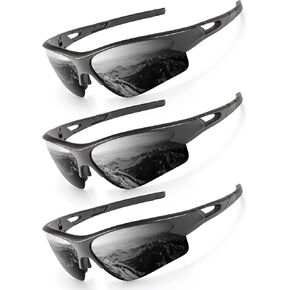 ANYLUV Sports Sunglasses for Men Women, Upgraded Lightweight Mens Polarized Sunglasses UV Protection for Outdoors