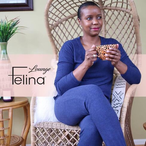 Felina | Comfyz Coco Women's 2-Piece Lounge Set | Brushed Jersey LS Top & Jogger in Saudi Arabia