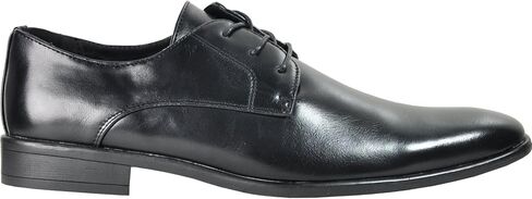 Bravo! Men Dress Shoe King Classic Lace Up Oxford Plain or Cap Toe or Wingtip with Leather Sock Medium and Wide Width Black Brown Cognac Blue Purple Red in Kuwait