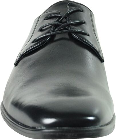 Bravo! Men Dress Shoe King Classic Lace Up Oxford Plain or Cap Toe or Wingtip with Leather Sock Medium and Wide Width Black Brown Cognac Blue Purple Red in Kuwait