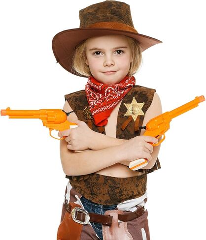 Western Cowboy Deputy Sheriff Badge Pin Brooch 2",School Carnival Party Play Props Prizes Gifts Toy for Kids Dance Girls Adults,Halloween Masquerade Old Costume Holster Medals Decorative Ornaments… in Kuwait