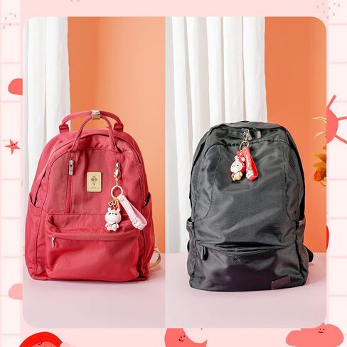 YOU WIZV لطيف المفاتيح Kawaii أنيمي سلاسل المفاتيح للأطفال على ظهره Charms مفتاح سلسلة ملحق صديق هدية للنساء فتاة in Kuwait