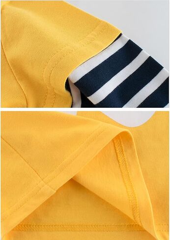 تي شيرتات NautySaurs للفتيات بأكمام طويلة مكونة من 3 قمصان قطنية بأكمام طويلة للأطفال الصغار برسوم جرافيك in Kuwait