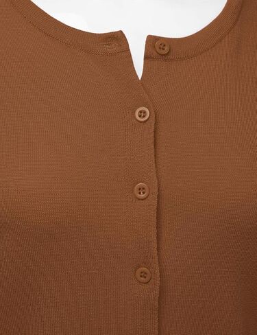 JJ Perfection Women's Button Down Soft Knit Long Sleeve Cardigan Sweater in Kuwait