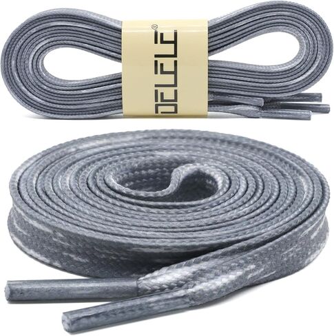 أربطة أحذية مسطحة من DELELE: زوج من أربطة الأحذية الرياضية ذات الطباعة الفنية الملونة in Kuwait