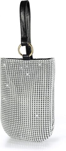 HOXIS Glitter Evening Handbag Women Clutch Sparkle Purse Bag for Party Wedding Prom in Saudi Arabia