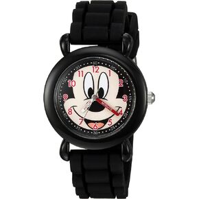 Disney Mickey Mouse Kids' Plastic Time Teacher Analog Quartz Silicone Strap Watch in Kuwait