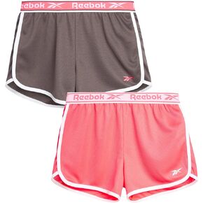 شورت رياضي Active للفتيات من Reebok - طقم من قطعتين شورت رياضي شبكي مغلق Dolphin Gym (فتاة كبيرة) in Kuwait