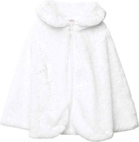 Pretty Me, USA Girls' Faux Fur Collar Cape Jacket in Saudi Arabia