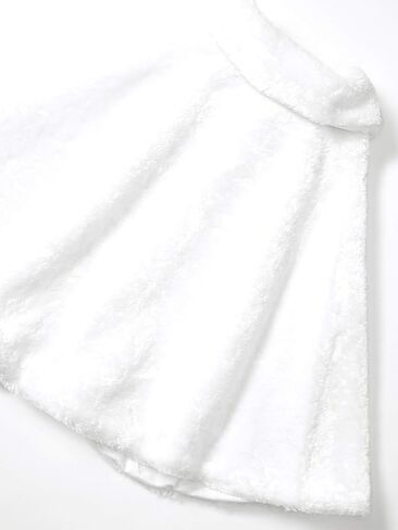 Pretty Me, USA Girls' Faux Fur Collar Cape Jacket in Saudi Arabia
