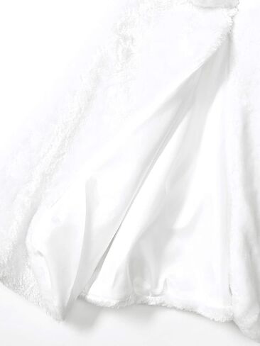 Pretty Me, USA Girls' Faux Fur Collar Cape Jacket in Saudi Arabia