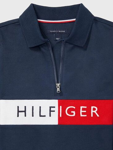 قميص بولو متكيف للأولاد من Tommy Hilfiger مزود بأزرار مغناطيسية in Saudi Arabia