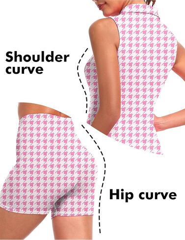 فستان تنس الجولف للسيدات من FKEEP، فستان رياضي للتمرين مع شورت وجيوب in Kuwait