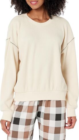 PJ Salvage Women's Loungewear Cross Stitch Casuals Long Sleeve Top in Saudi Arabia