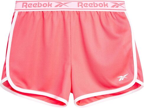 شورت رياضي Active للفتيات من Reebok - طقم من قطعتين شورت رياضي شبكي مغلق Dolphin Gym (فتاة كبيرة) in Kuwait