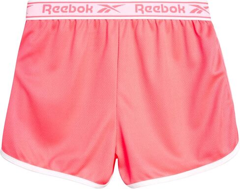 شورت رياضي Active للفتيات من Reebok - طقم من قطعتين شورت رياضي شبكي مغلق Dolphin Gym (فتاة كبيرة) in Kuwait