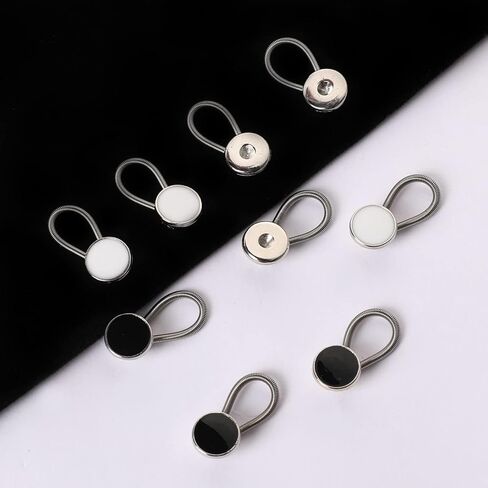 Yifeid Clothing Button Extender,9 Pack Collar Extenders for Mens Shirts,Neck Button Extender Metal Extension Buckle for Dress Shirt Comfortable Tie Collar Expander Shirt Collar Extension (3 Styles) in Kuwait