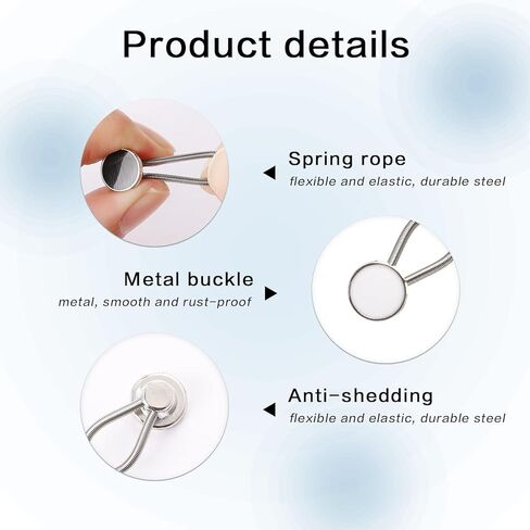 Yifeid Clothing Button Extender,9 Pack Collar Extenders for Mens Shirts,Neck Button Extender Metal Extension Buckle for Dress Shirt Comfortable Tie Collar Expander Shirt Collar Extension (3 Styles) in Kuwait