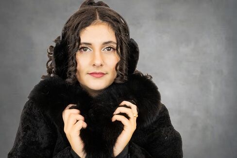 surell - Faux Rex Rabbit Fur Earmuff with Black Adjustable Pleather Band - Soft Fuzzy Headwarmer - Stylish Comfort Headwear in Saudi Arabia