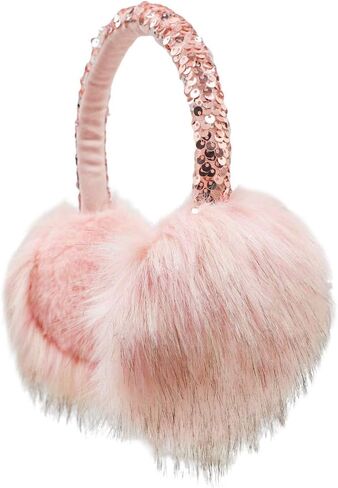 ZTL Women Winter Ear Muffs Fluffy Faux Fur Warm Earmuffs Girls Ear Warmer Soft Plush Outdoor Adjustable Ear Covers in Saudi Arabia