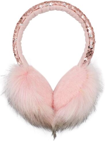 ZTL Women Winter Ear Muffs Fluffy Faux Fur Warm Earmuffs Girls Ear Warmer Soft Plush Outdoor Adjustable Ear Covers in Saudi Arabia