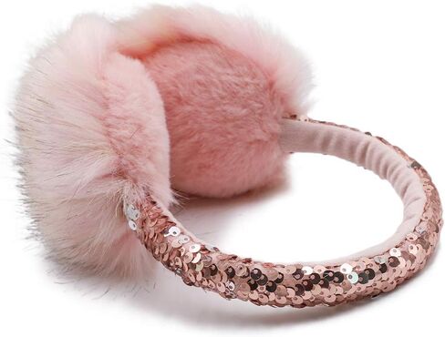 ZTL Women Winter Ear Muffs Fluffy Faux Fur Warm Earmuffs Girls Ear Warmer Soft Plush Outdoor Adjustable Ear Covers in Saudi Arabia