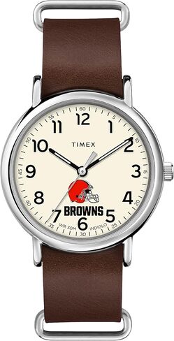 حزام جلدي كوارتز من Timex Tribute للرجال NFL Weekender مقاس 40 مم in Saudi Arabia