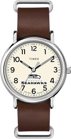 حزام جلدي كوارتز من Timex Tribute للرجال NFL Weekender مقاس 40 مم in Saudi Arabia