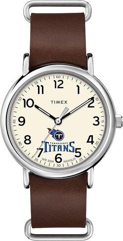 حزام جلدي كوارتز من Timex Tribute للرجال NFL Weekender مقاس 40 مم in Saudi Arabia