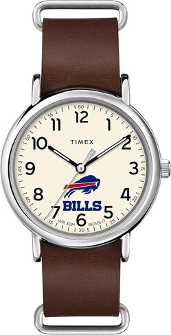 حزام جلدي كوارتز من Timex Tribute للرجال NFL Weekender مقاس 40 مم in Saudi Arabia