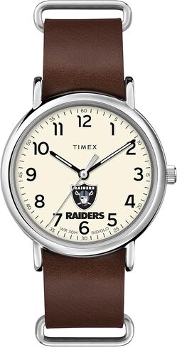 حزام جلدي كوارتز من Timex Tribute للرجال NFL Weekender مقاس 40 مم in Saudi Arabia