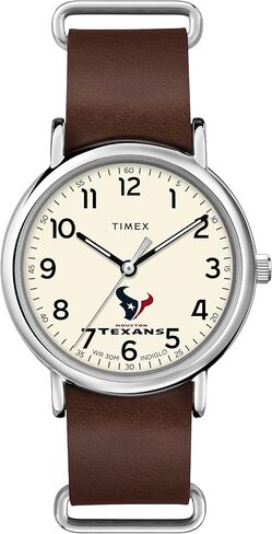 حزام جلدي كوارتز من Timex Tribute للرجال NFL Weekender مقاس 40 مم in Saudi Arabia