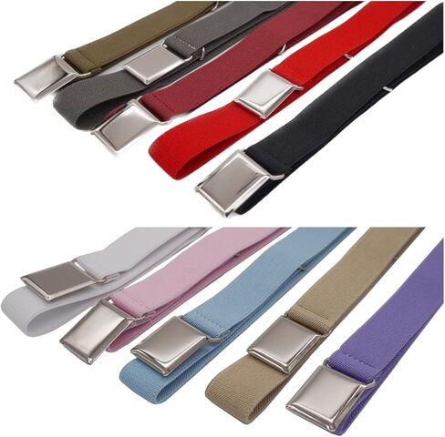 حزام WannGe Kids بإبزيم للأطفال، حزام مطاطي قابل للتعديل للأولاد، حزام مطاطي للأطفال الأولاد والبنات in Kuwait