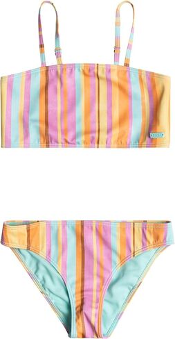 Roxy Girls' Jungle Mirage Bandeau Set Swimsuit in Saudi Arabia
